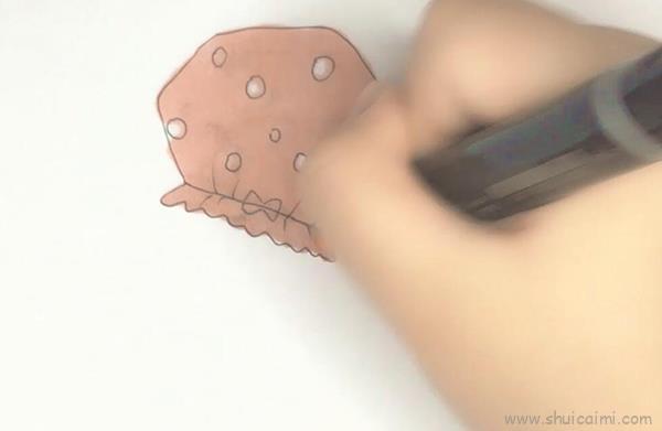 浴帽儿童画怎么画 浴帽简笔画图片