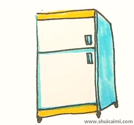 冰箱儿童简笔画