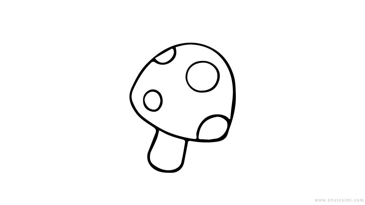 小蘑菇简笔画怎么画 小蘑菇简笔画图片