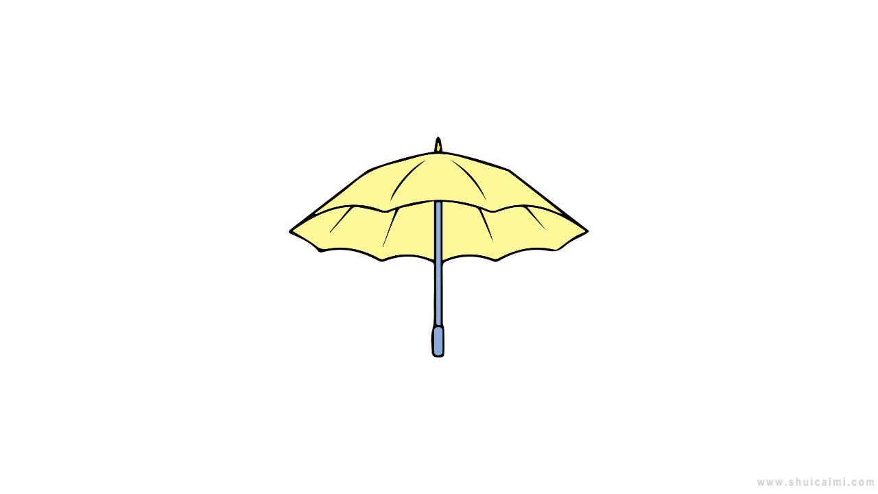 雨伞简笔画怎么画 雨伞简笔画简单又好看