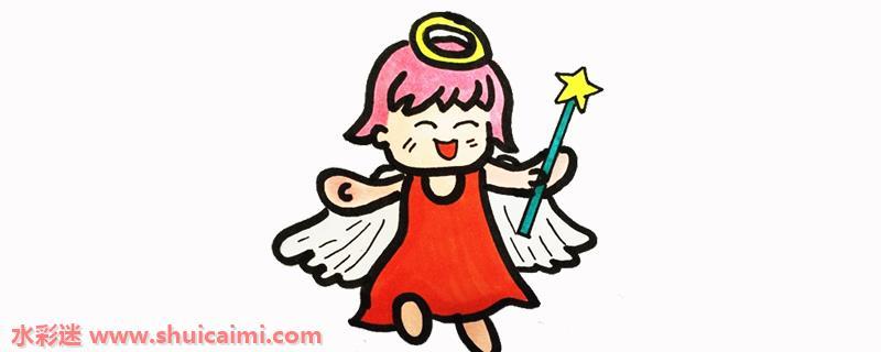 好看的Q版小天使简笔画简单教程