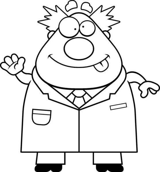 科学家简笔画 科学家简笔画彩色