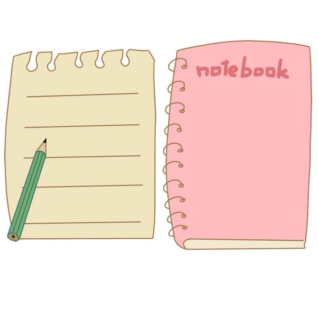 作业本简笔画图片大全 作业本简笔画图片大全带颜色