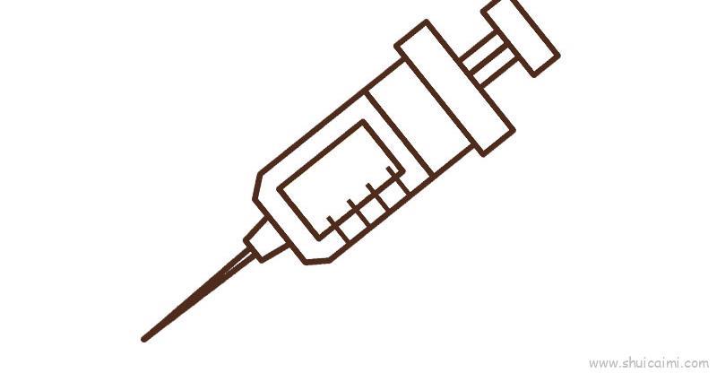 针管内容儿童画怎么画 针管内容简笔画简单又好看