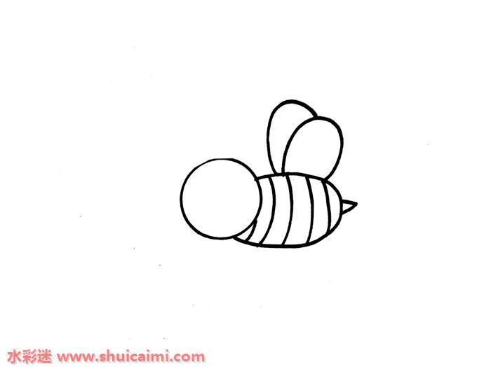 QQ红包蜜蜂怎么画 蜜蜂简笔画漂亮彩色