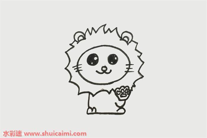 狮子座怎么画简单又可爱 狮子座简笔画图片教程