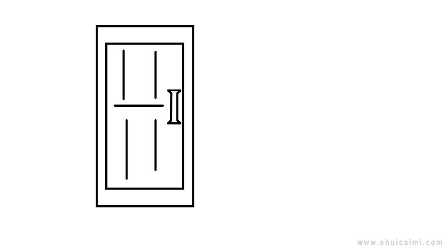 大门简笔画怎么画 大门简笔画好看
