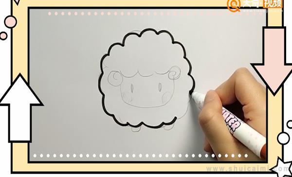 小绵羊简笔画怎么画 小绵羊简笔画步骤