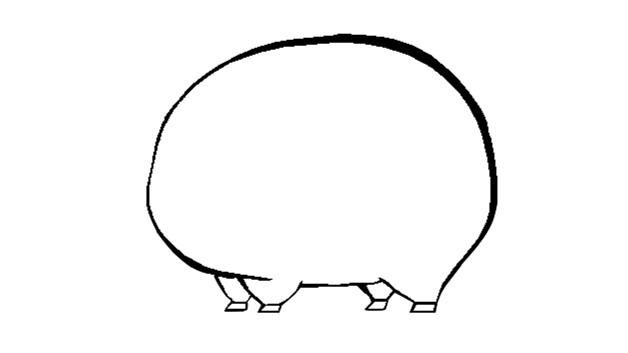 猪猪简笔画怎么画 猪猪简笔画步骤