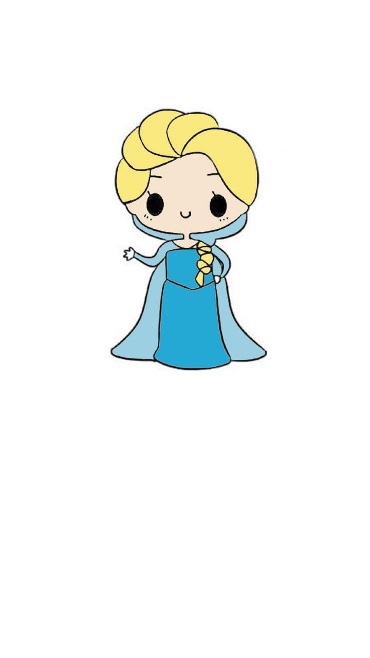 爱莎公主简笔画 艾莎公主简笔画简单又漂亮