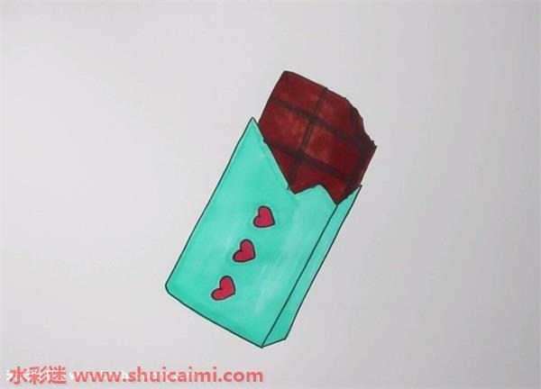 巧克力怎么画 巧克力简笔画简单易画彩色