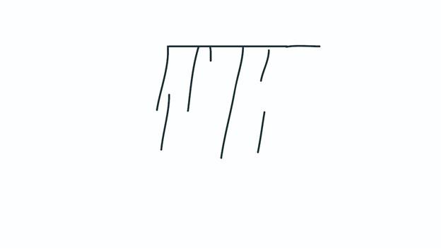 瀑布的简笔画怎么画 瀑布简笔画图片大全