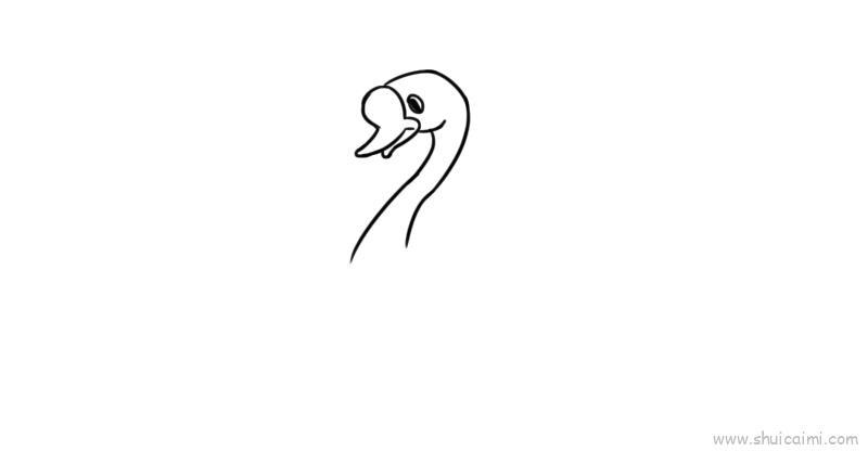 大白鹅儿童画怎么画 大白鹅简笔画好看