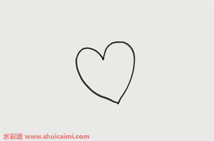 爱心怎么画 爱心简笔画彩色