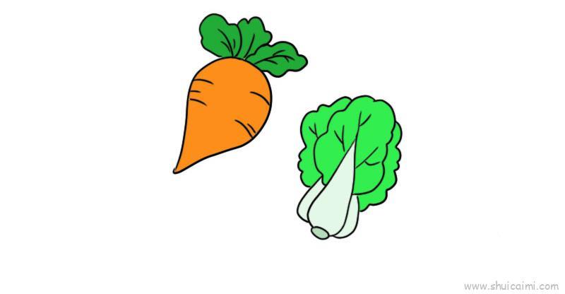 蔬菜儿童画怎么画 蔬菜简笔画简单又好看