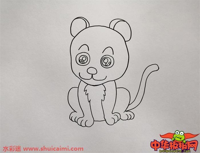 老虎怎么画 老虎简笔画步骤图