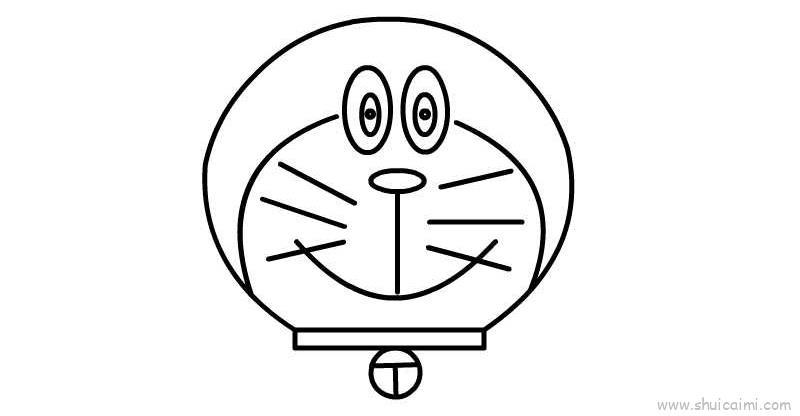哆啦a梦儿童画怎么画 哆啦a梦简笔画顺序
