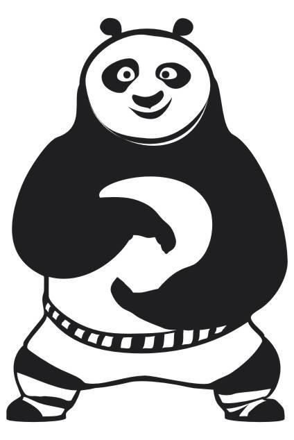 熊猫图片简笔画 熊猫图片简笔画可爱