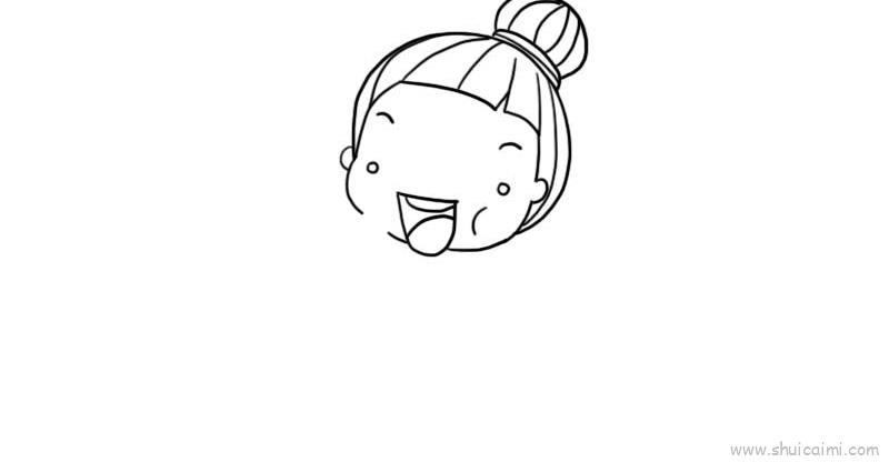 吃饭儿童画怎么画 吃饭简笔画顺序