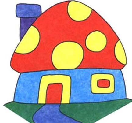 房子简笔画大全图片 幼儿房子简笔画大全图片