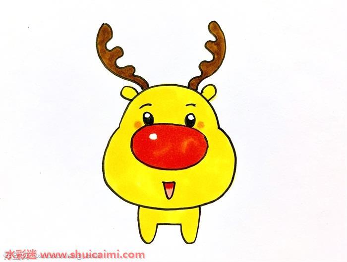 鹿怎么画 鹿简笔画步骤