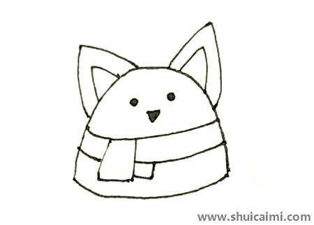 可爱柯基儿童简笔画