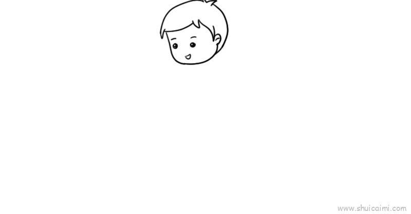 滑冰儿童画怎么画 滑冰简笔画简单