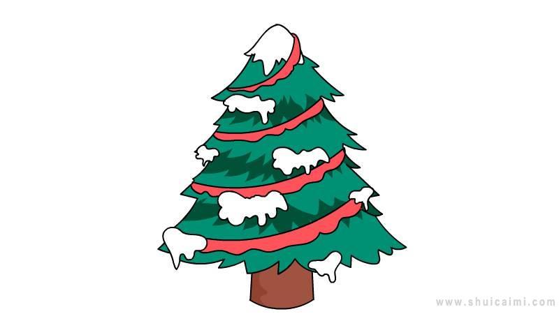 圣诞树简笔画怎么画 圣诞树简笔画顺序