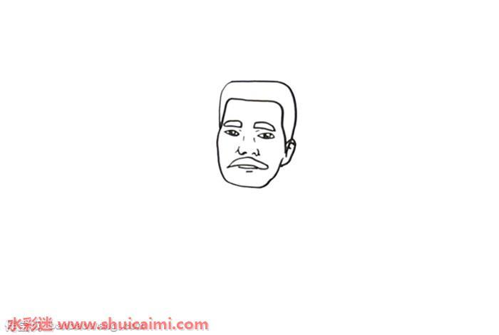 鲁迅先生头像怎么画 鲁迅先生头像简笔画步骤