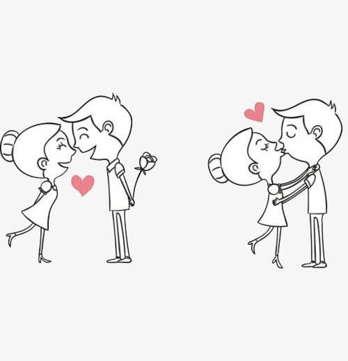 爱情简笔画图片大全 爱情简笔画图片大全大图