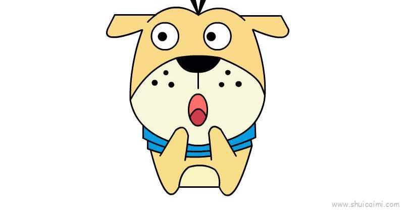 狗儿童画怎么画 狗简笔画图片