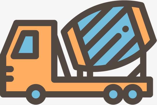 搅拌车简笔画 搅拌车简笔画图片大全