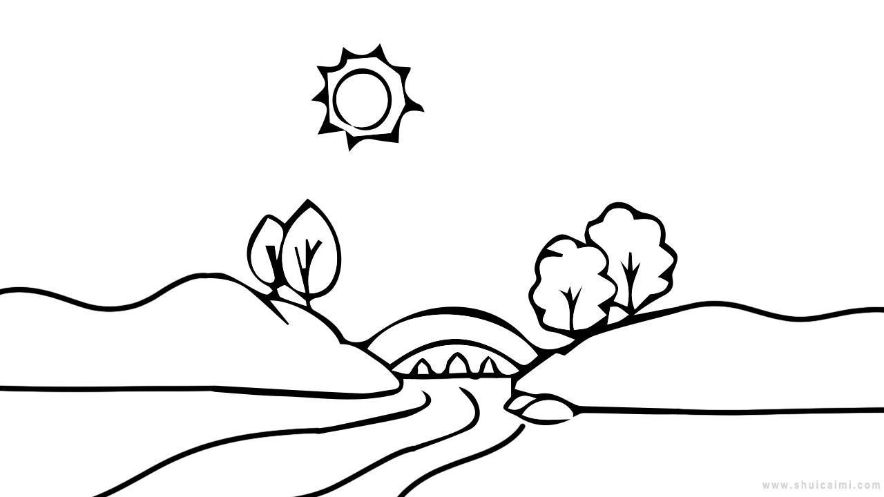 迎春图简笔画怎么画 迎春图简笔画画法