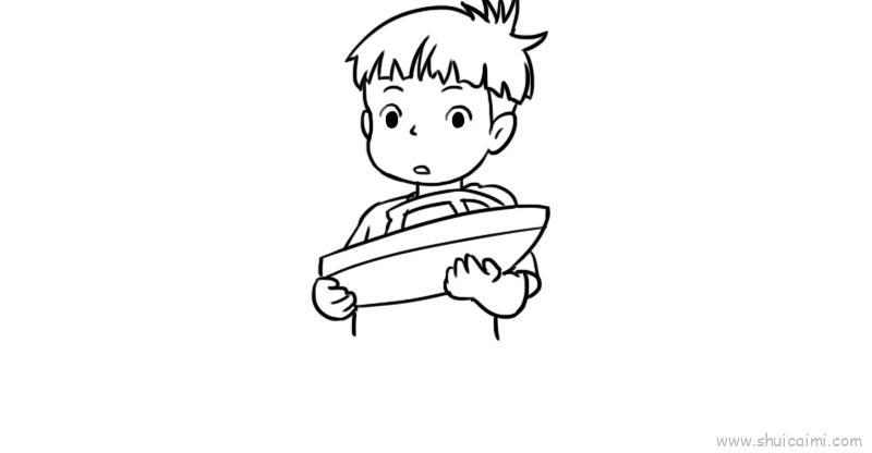 宗介儿童画怎么画 宗介简笔画好看