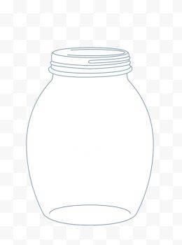 罐子简笔画 糖果罐子简笔画