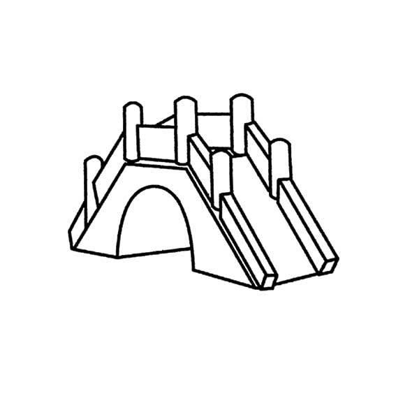 拱桥简笔画 拱桥简笔画图片