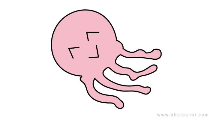 盒水母简笔画怎么画 盒水母简笔画好看