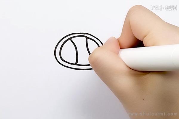 月饼简笔画怎么画 月饼简笔画步骤