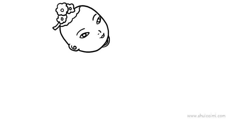 年画娃娃儿童画怎么画 年画娃娃简笔画简单