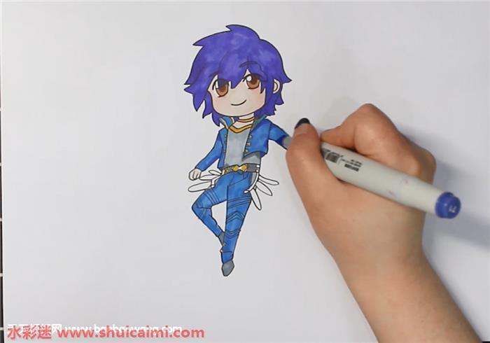 斗罗大陆唐三怎么画 斗罗大陆唐三简笔画图片