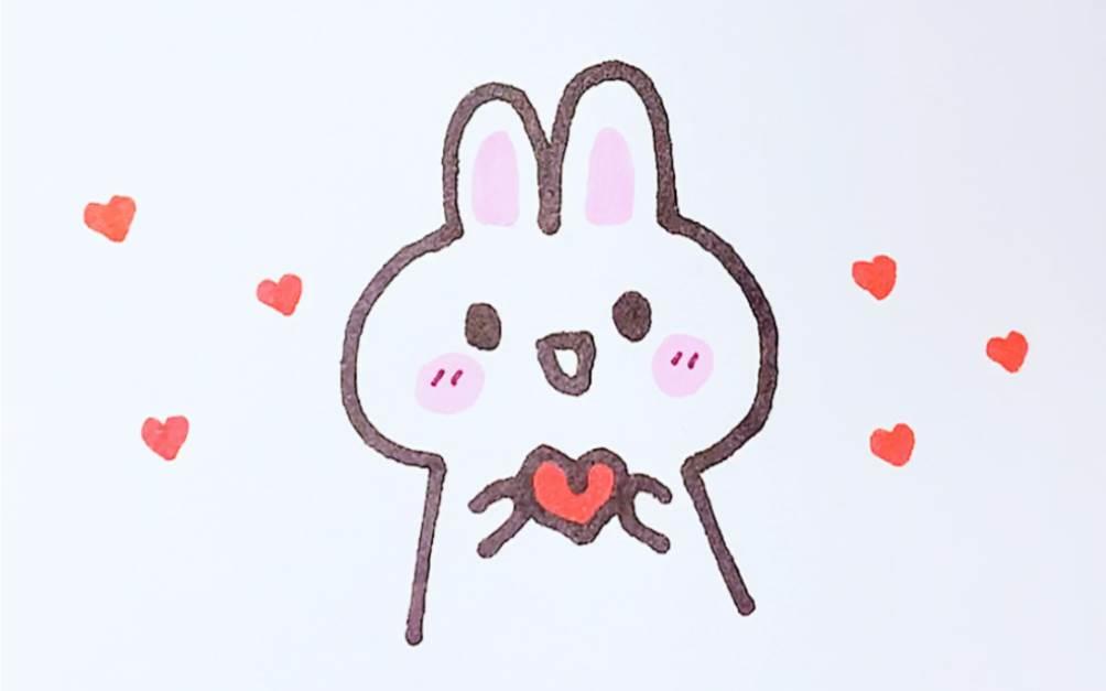 小兔子简笔画 小兔子简笔画图片大全