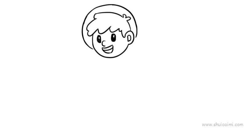 太空人儿童画怎么画 太空人简笔画画法