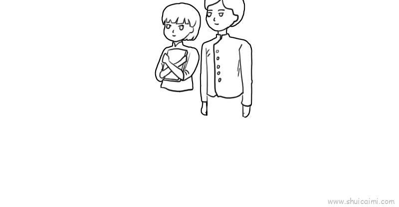 五四青年儿童画怎么画 五四青年简笔画简单