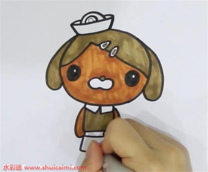 达西西怎么画 达西西简笔画步骤图