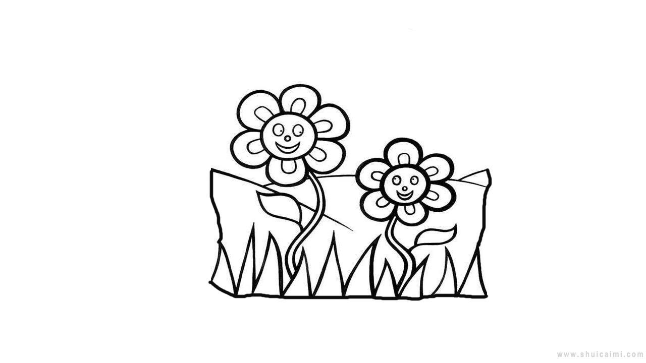 春花图简笔画怎么画 春花图简笔画好看