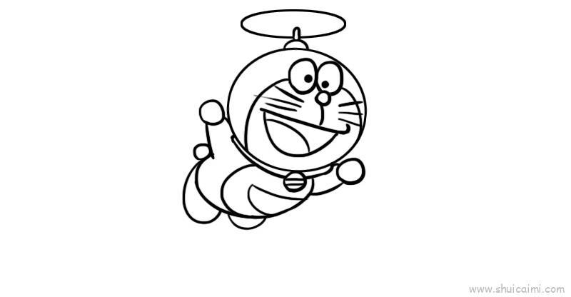 叮当猫儿童画怎么画 叮当猫简笔画好看