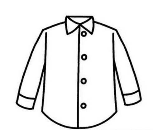 衣服简笔画 衣服简笔画彩色