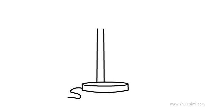 台灯儿童画怎么画 台灯简笔画画法