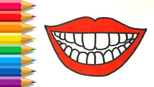 牙齿简笔画 牙齿简笔画可爱图片