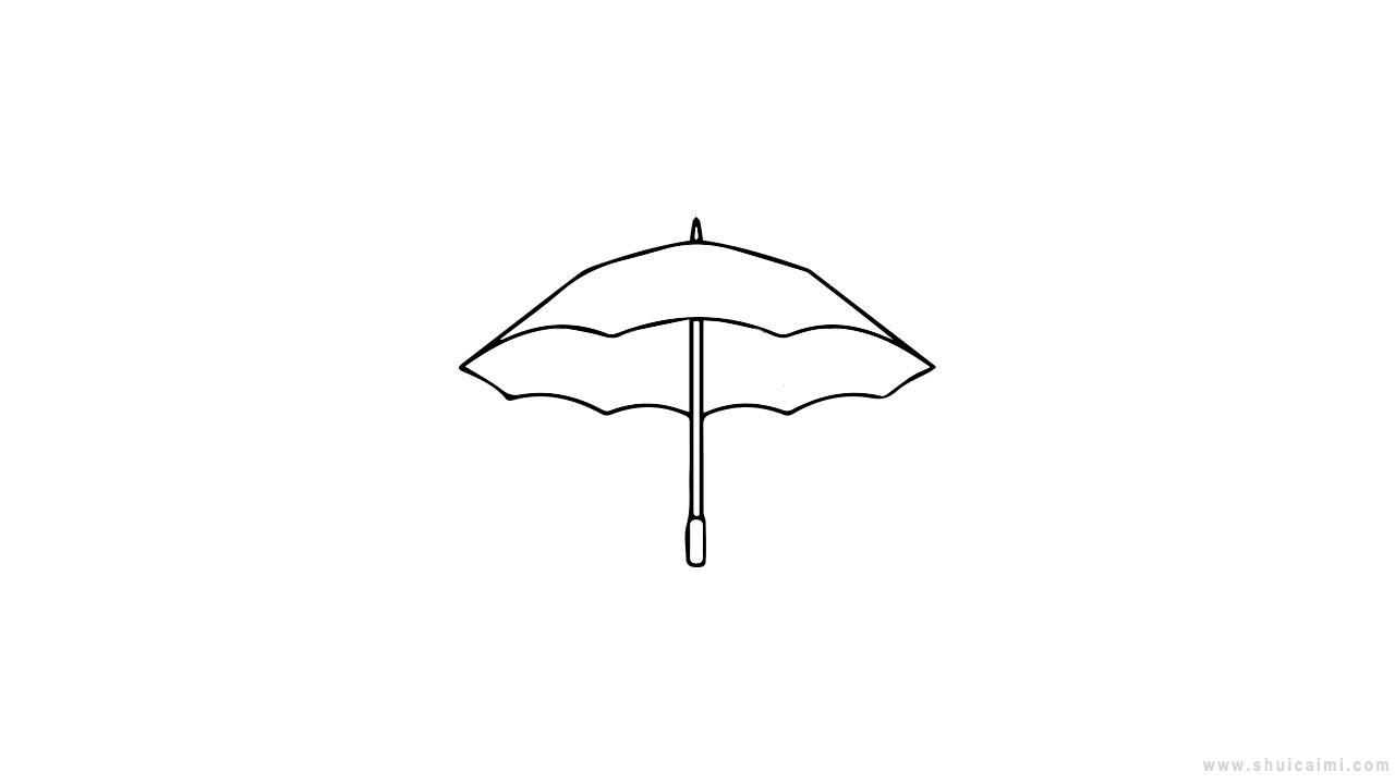 雨伞简笔画怎么画 雨伞简笔画简单又好看